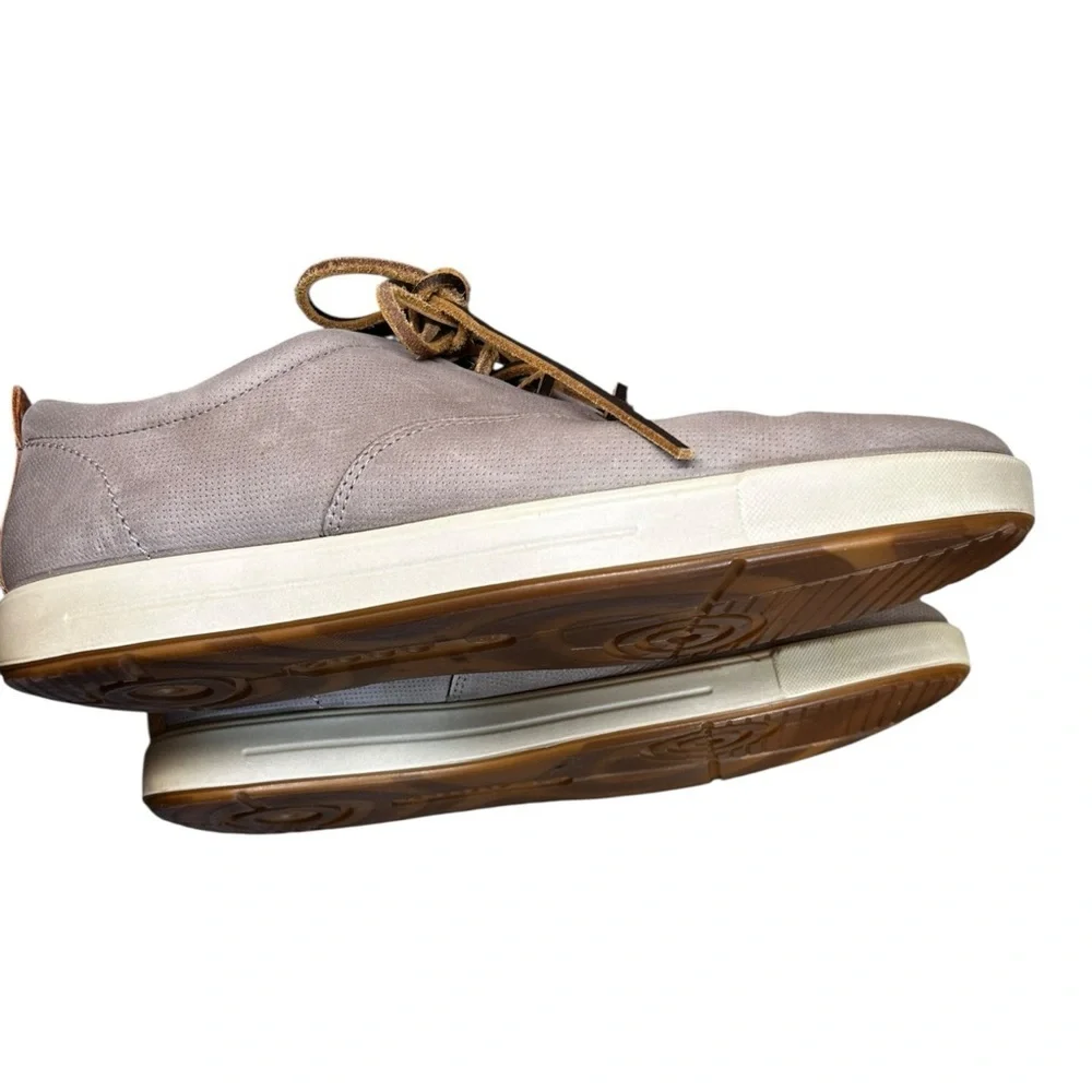 ECCO Grey Leather Oxford / Boat Shoe — Size 10.5 (EU 44)